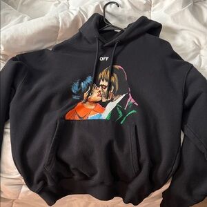 Off-White Black Hoodie Graphic